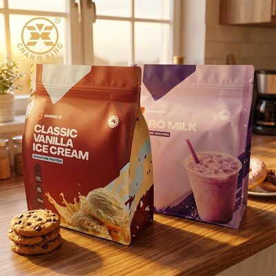 Custom Printed Food Grade Stand Up Pouch with Zipper Lock and Gravure Printing