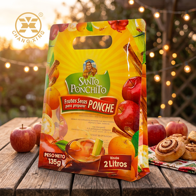 Custom Printed Flat Bottom Stand Up Pouch with Gravure Printing for Dried Food Packaging