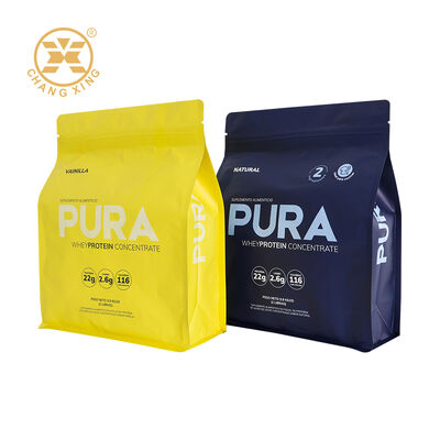 Custom Logo Printed Stand Up Pouch with Zipper Top and Gravure Printing for Food Packaging