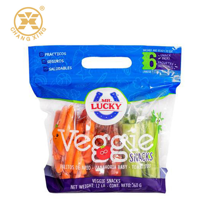 Fruit Antifog Bopp LDPE Transparent Plastic Bags For Vegetables Packaging