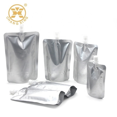 250ml 750ml Spouted Liquid Stand Up Pouches LDPE Peanut Butter Squeeze