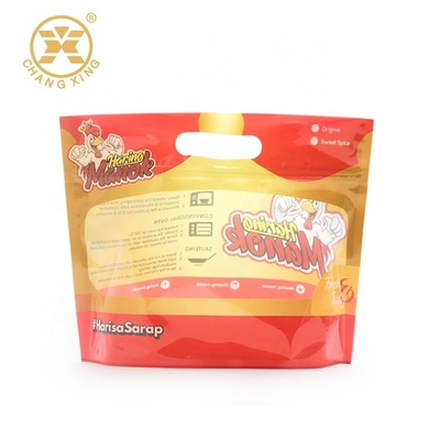 0.5kg Antifog Rotisserie Plastic Microwave Safe Packaging For Frozen Food Roast Chicken