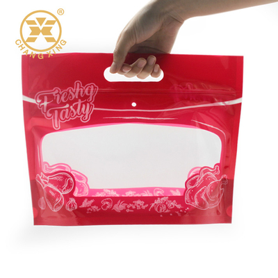 Takeaway Zipper Top Roast Chicken Packaging  Plastic Bopp Microwave Safe Food Packaging