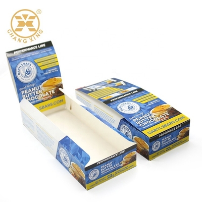 CMYK White Offset Cardboard Packaging Boxes For Snack 400g Cookie Gift Box Packaging
