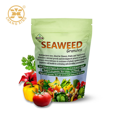50Lb 10kg 20kg Plastic Fertilizer Packaging Bag CPP Fert Enhance Stand Up Pouch Packaging