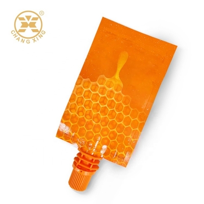LDPE Honey Sachet Packaging Rohs Protein Powder 500g Stand Up Pouch With Nozzle
